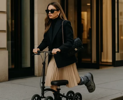 Kim Kardashian Using Mobility Scooter