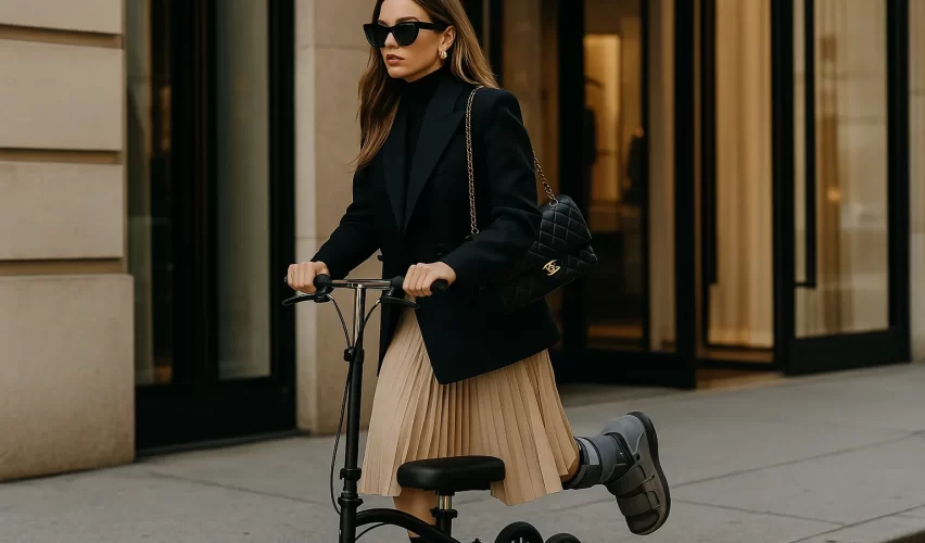 Kim Kardashian Using Mobility Scooter