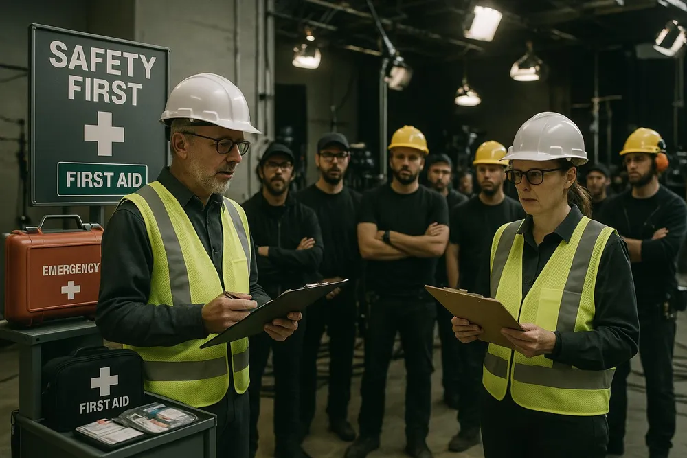 Film set injury safety