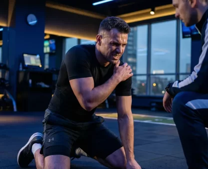 Representing the type of separated shoulder injury sustained by Channing Tatum