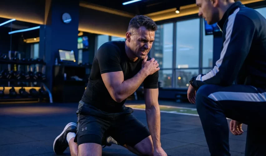 Representing the type of separated shoulder injury sustained by Channing Tatum