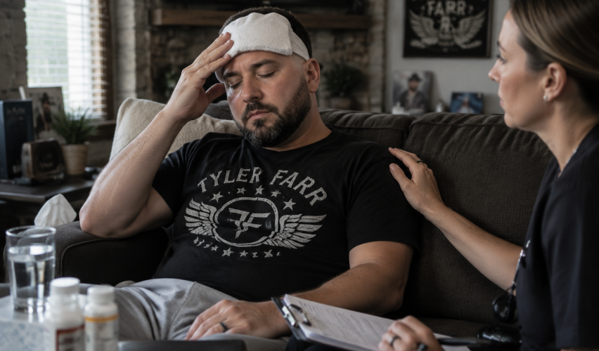 Country singer Tyler Farr recovering after farm vehicle accident with concussion symptoms and medical support