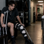 Rock singer recovering from leg injury after motorcycle accident