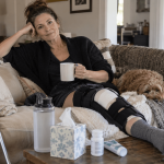 Actress recovering from fractured kneecap after cold plunge accident