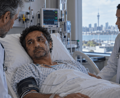 Actor recovering in hospital after serious car crash injuries