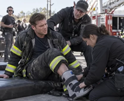 Behind-the-Scenes Firefighter Rescue Set